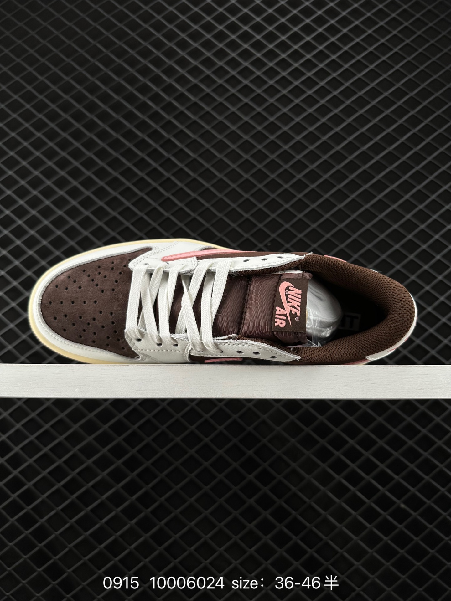 fragment design x Travis Scott x Nike Air Jordan 1 Low OG SP”Black/Green Toe“